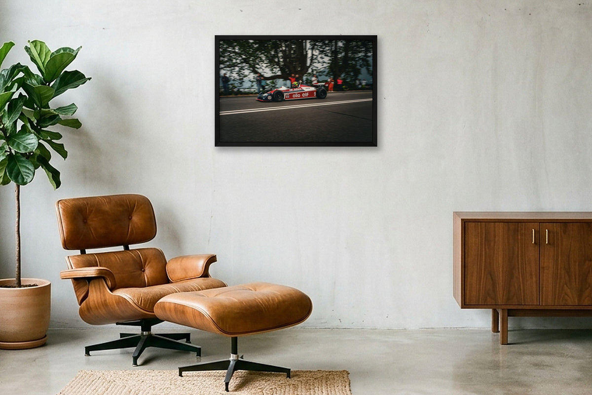 Flat Out — 60×40cm Black Frame
