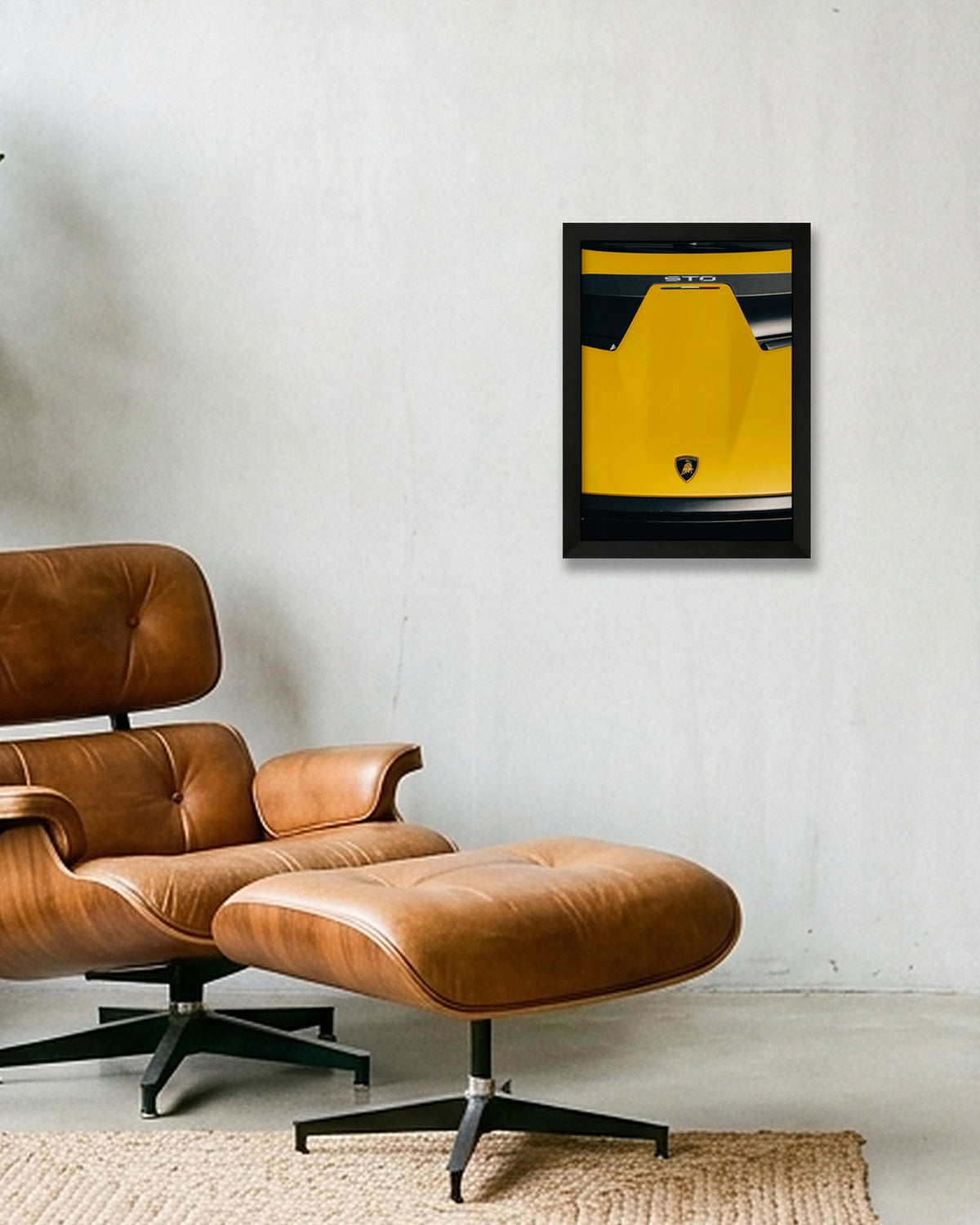 Giallo — A4 (21×30cm) Black Frame