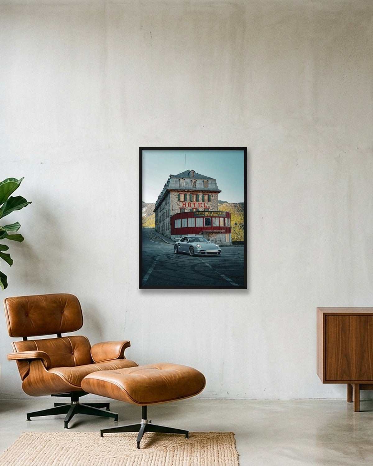 The Belvédère — 60×80cm Black Frame