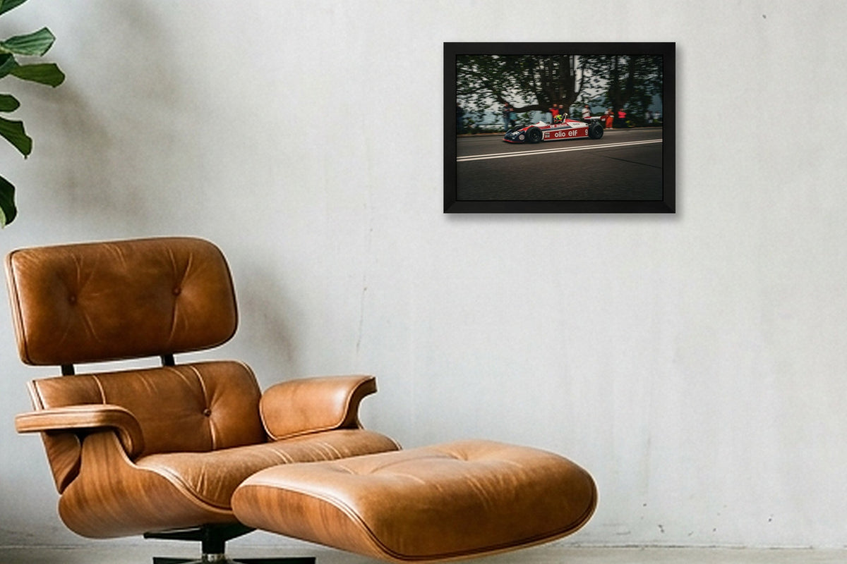Flat Out — A4 (30×21cm) Black Frame