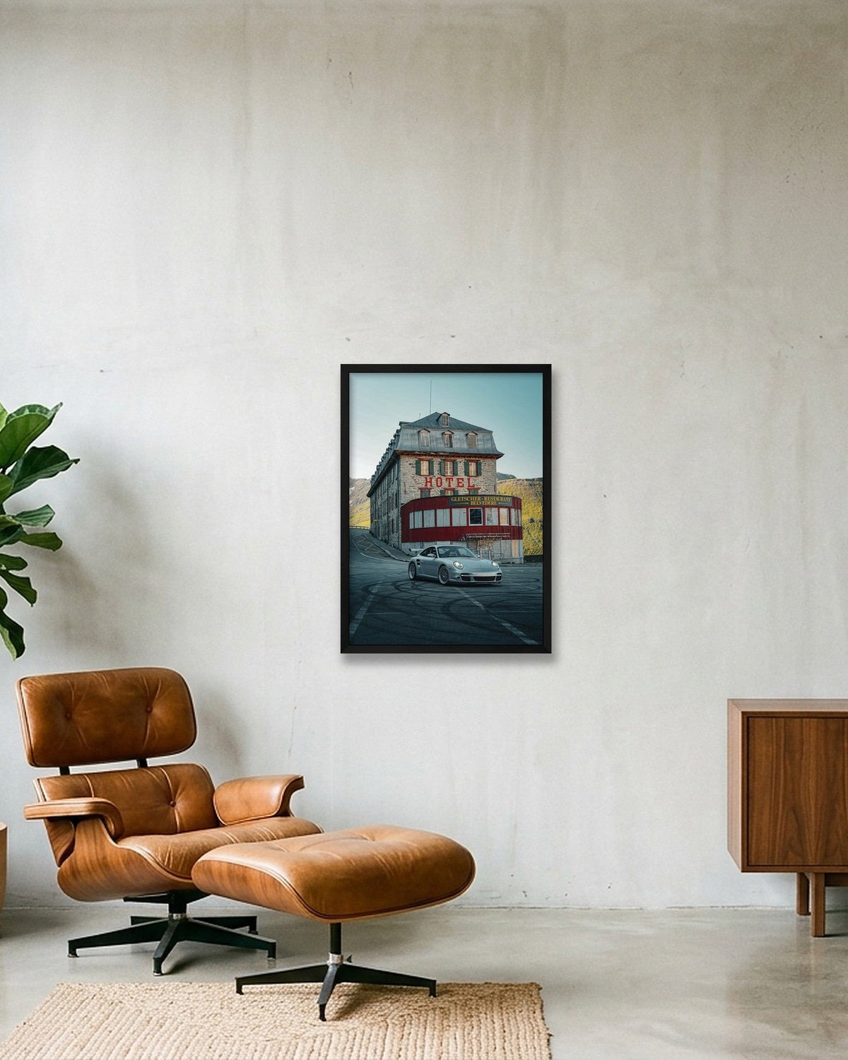 The Belvédère — 42×59cm Black Frame