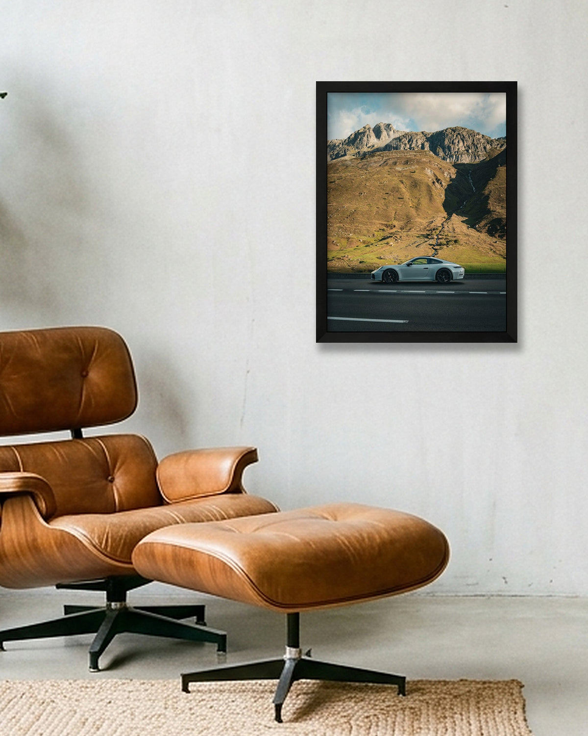 Alpine Stillness — 30×40cm Black Frame