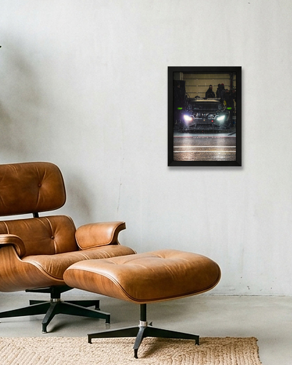Into the Night — A4 (21×30cm) Black Frame