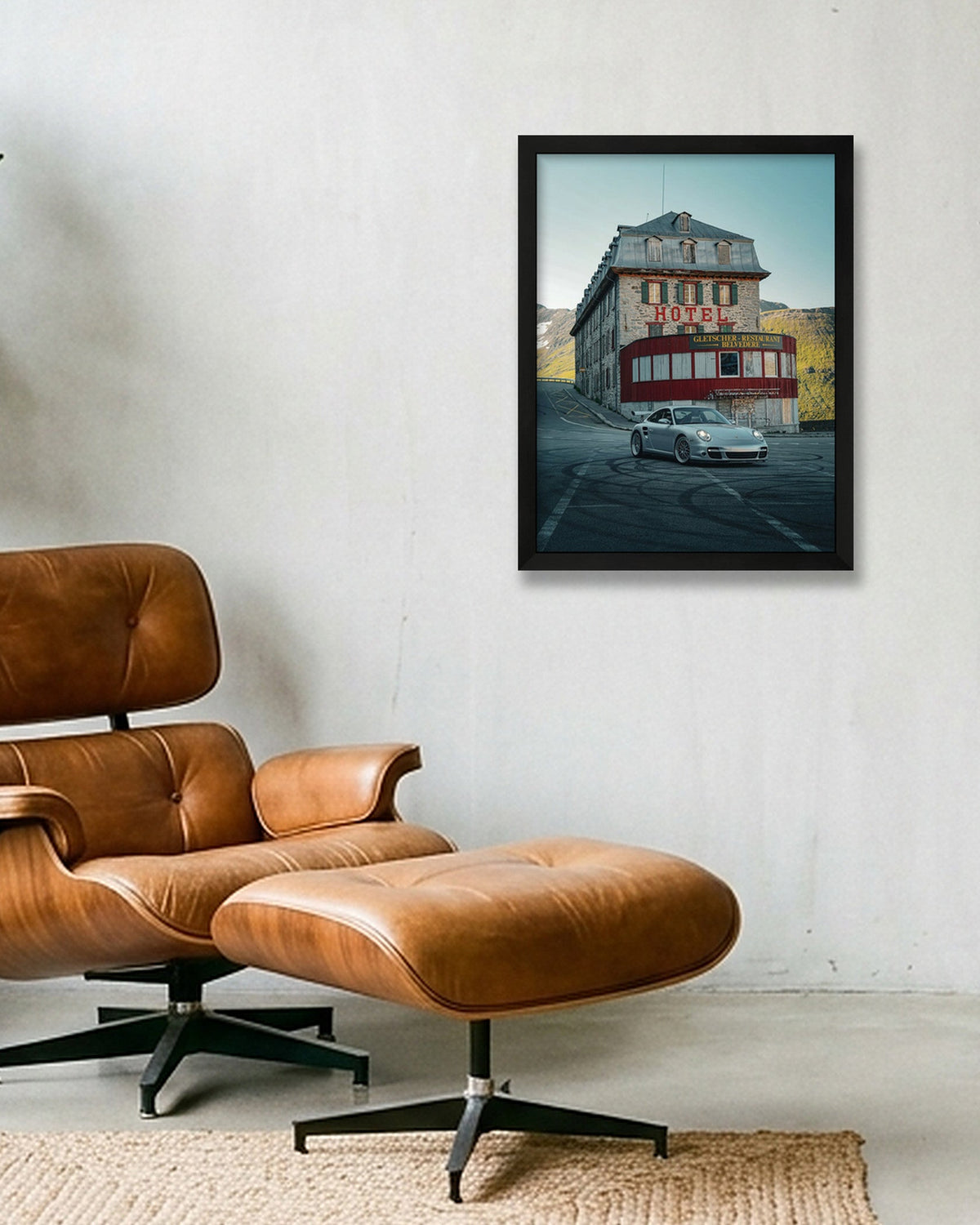 The Belvédère — 30×40cm Black Frame