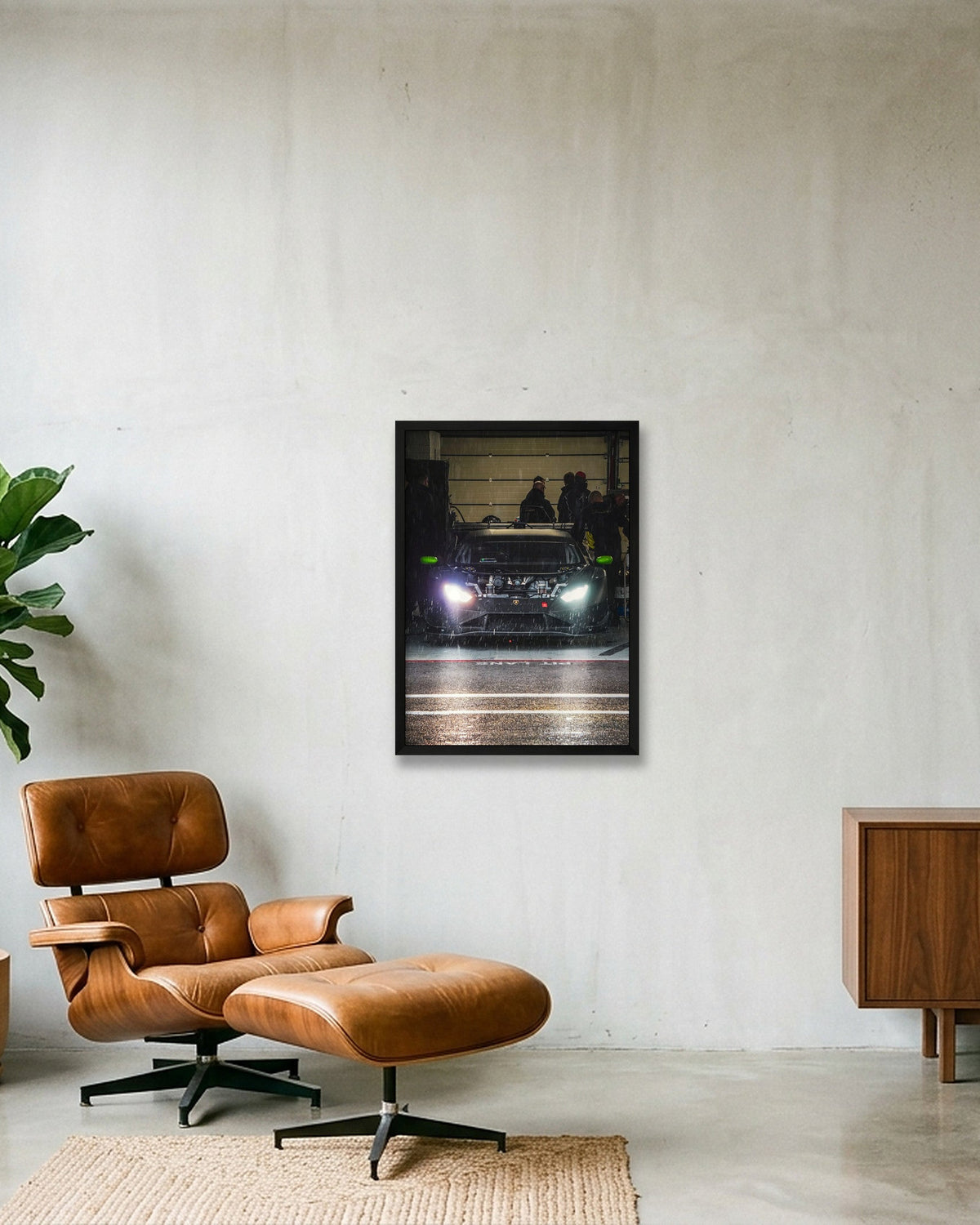 Into the Night — 42×59cm Black Frame