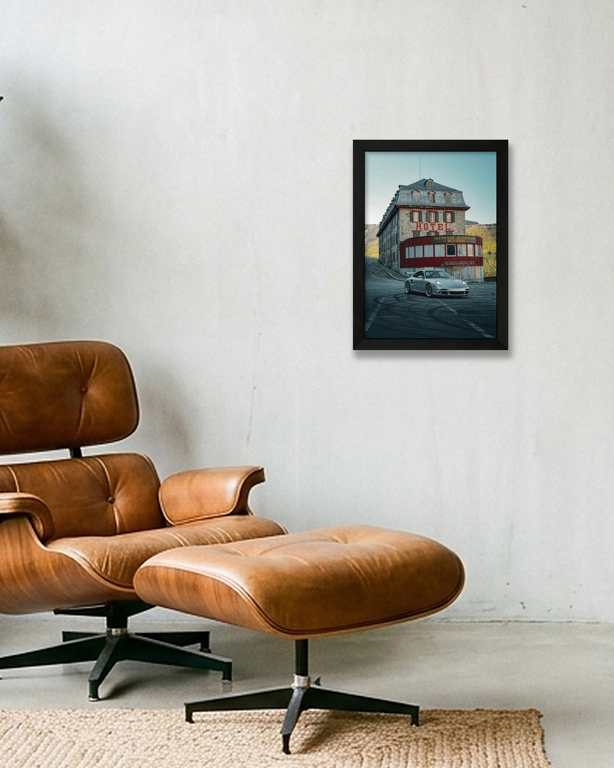 The Belvédère — A4 (21×30cm) Black Frame