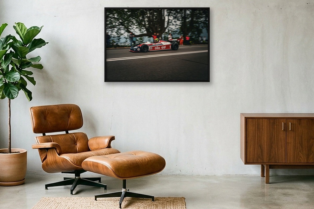 Flat Out — 100×70cm Black Frame